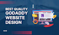 design redesign godaddy website as a godaddy expert