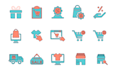 do trendy custom icon design