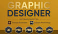 do graphics for print, web, and social media