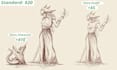 draw original character fantasy art for games or book design
