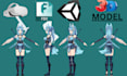 create custom vrchat avatar, nsfw furry vr chat vroid vtuber vr chat avatar