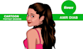 draw your cartoon based on your photo