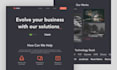 design saas and fintech landing pages and websites