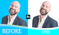 remove the background using photoshop