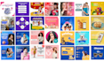 give you 3000 redymade professional canva templates