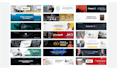 design linkedin banner, cover, header