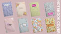 design unique notepad notebook planner journal cover