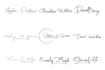 design handwriting, signature, scripted, cursive, handwritten logo