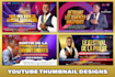 design an attractive youtube thumbnail with fast delivery