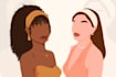 create women minimalist illustration