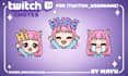 create cute chibi twitch emotes