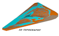 create a 3d realistic topography site model for your project