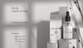design premium cosmetic label and box packaging design