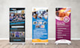 design roll up banner, x banner, advertising banner