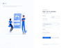 design and prototype a website or landing page