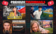 make you an amazing youtube thumbnail design or miniature