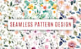 make watercolor floral, vector, modern abstract pattern design