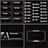 create a anime dark animated streaming pack overlay
