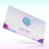 create a 3d business card design with qr code