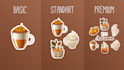 design cute sticker pack with flat vector illustrations