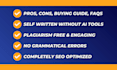write high quality SEO amazon affiliate articles with buyers guides