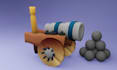 create low poly game assets
