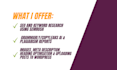 be your SEO optimized web content writer and blog writer