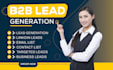 do b2b liead generation email and contact info research