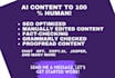 edit, proofread, and rewrite ai generated articles and blogs