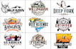 do outdoor adventure camping rv camper trailer and hunting logo
