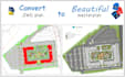 convert your dwg drawing into a beautiful masterplan