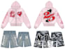 design distressed hoodie or jeans streetwear clothes patches merchandise
