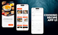design front end UI of the android and IOS app in flutter app development