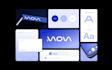 a handcrafted logo with a complete brand style guide and brandbook