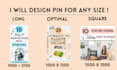 design beautiful custom pinterest pins using canva