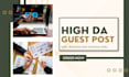 provide SEO services gbob high quality backlinks and content writing