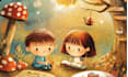 draw cute children book illustration