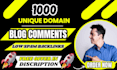 do 300 high da dr contextual dofollow blog comment high authority seo backlinks