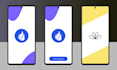 design impressive splash screen and cool onboarding app screen