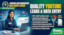 do b2b linkedin lead generation and data entry