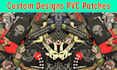 make custom design military pvc rubber logo patches