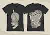 create black and white old school tattoo style design