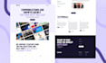 do wordpress website development and design, business website or landing page