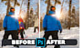 add or remove objects, people, edit photo background in 24h