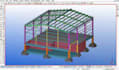 create tekla model, shop drawings and erection layouts for steel structur