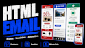 hand code a responsive HTML email template