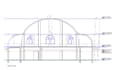 draw autocad 2d floor plan, elevation and section