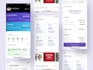create a mobile app design in figma for online courses