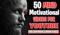 create unique motivational shorts videos for youtube