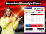 design xero custom invoice template,